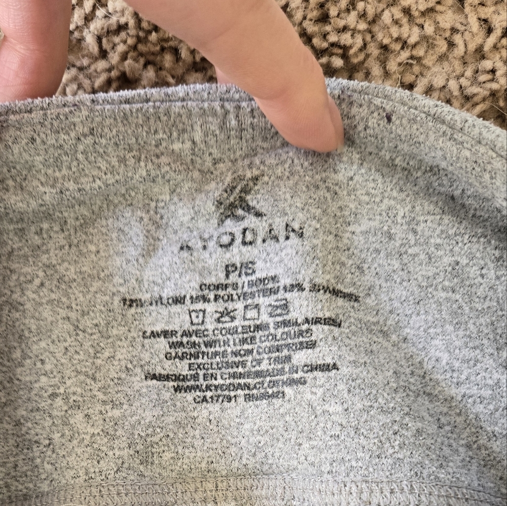 🌟KYODAN GRAY LEGGINGS SIZE SMALL - Picture 2 of 3